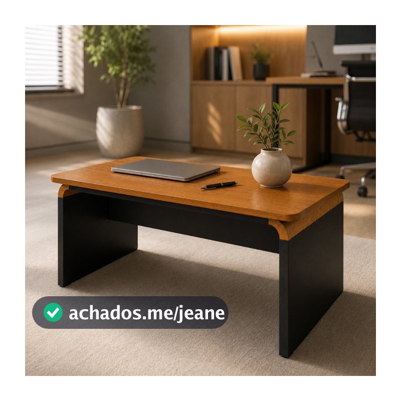 OFERTA  Mesa de Centro Retangular Com Tampo Multiuso Mesa Decoração Moderna Sala Escritório