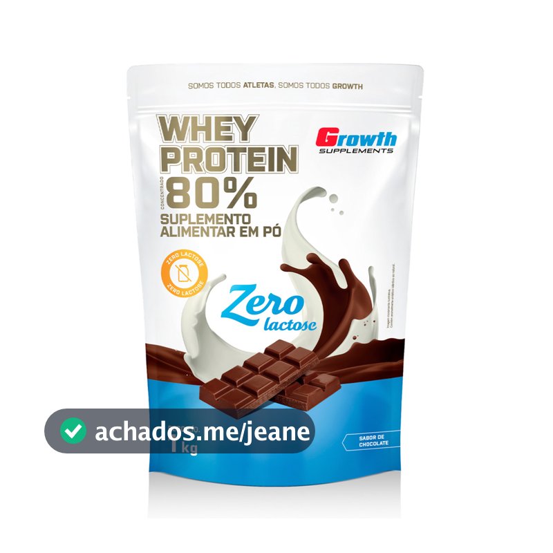 Whey Protein Concentrado Zero Lactose Growth Supplements