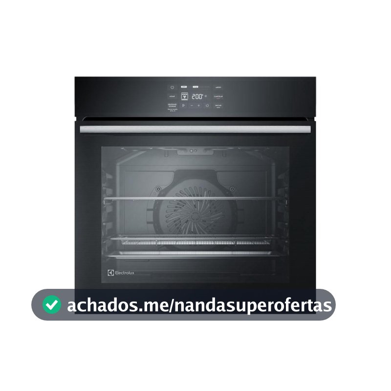 Forno Elétrico de Embutir Electrolux Experience com 80 Litros de Capacidade, Grill e Painel Touch Preto - OE8EA