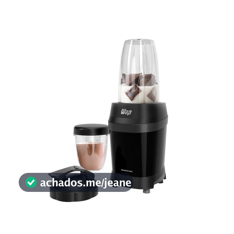 Liquidificador portátil 700 watts com 2 copos inquebráveis - Blender PRO Turbo WAP