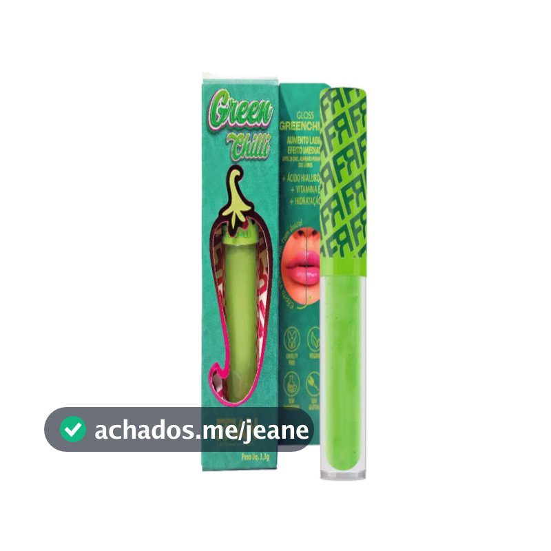 Gloss Green Chilli Fran By Franciny Ehlke Edição Limitada