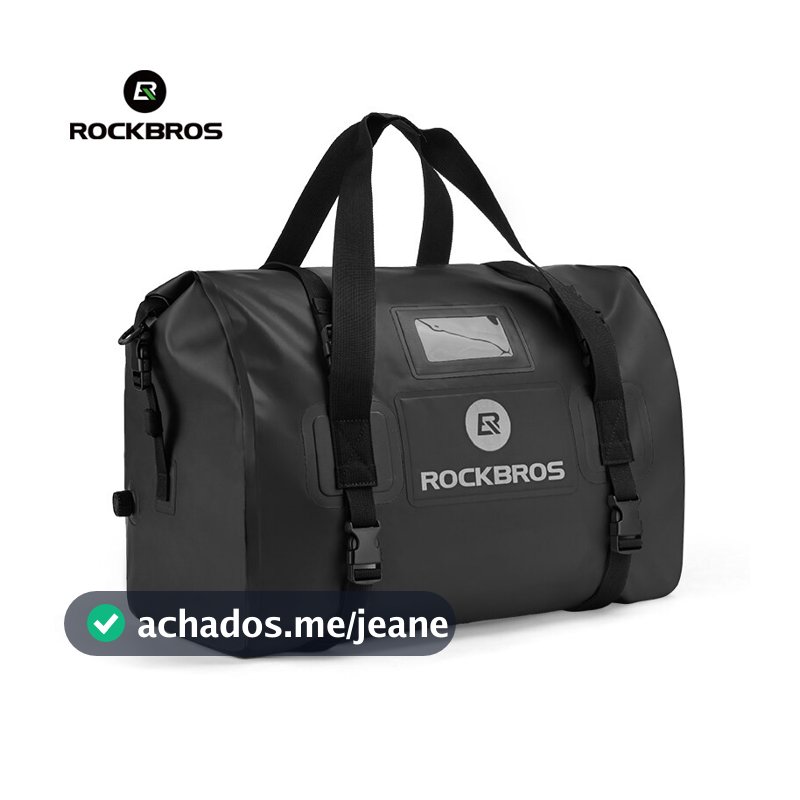 ROCKBROS Motocicleta Saco 40L Grande Capacidade À Prova Dwaterproof Água Respirável Cauda De Armazenamento Bagagem Acess