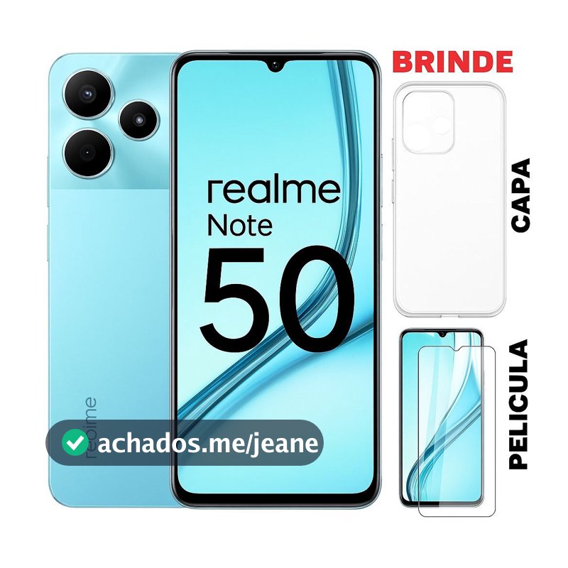 Celular Smartphone Realme Note 50 / Note 60 256/4GB 128GB/4GB 64/3GB Ram - 1 Ano de Garantia