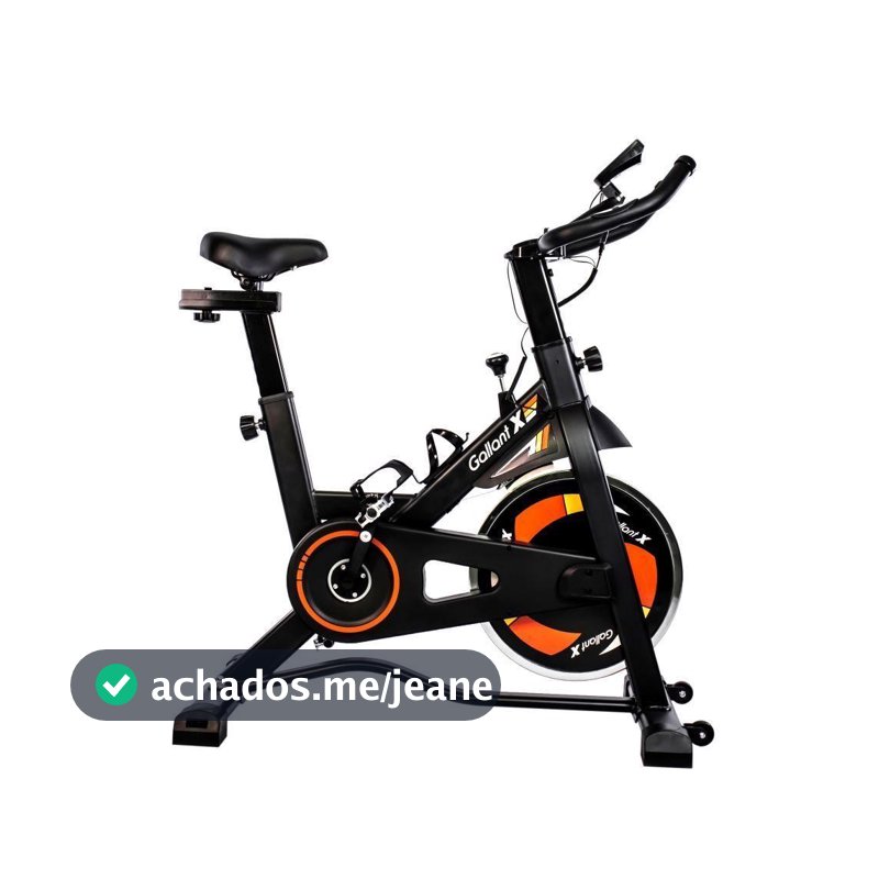 Bicicleta Ergométrica Gallant Elite X Spinning Roda De Inércia 8Kg Ate 110Kg Mecânica (GSB08HBTA-PT)