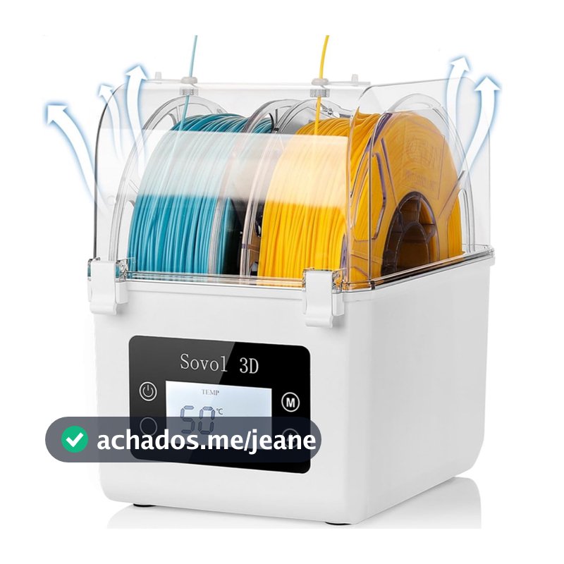 Secador De Filamento Sovol SH01 Bivolt Com Display Touch Impressora 3D Envio Local