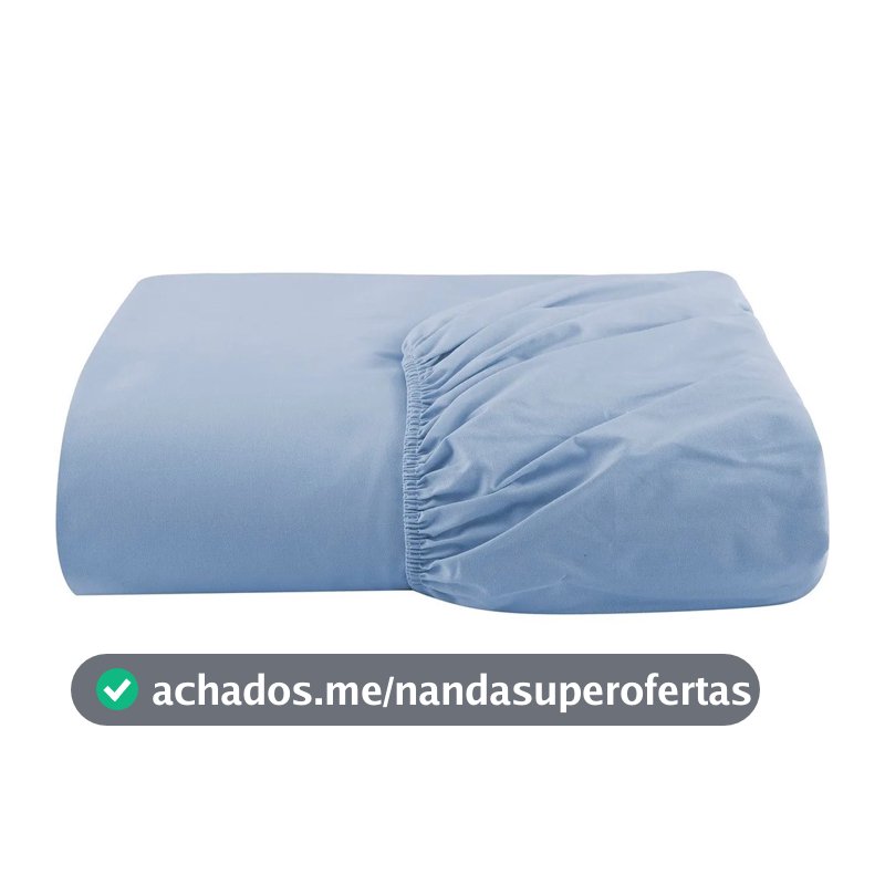 Lençol Avulso Casal Com Elástico 100% Algodão