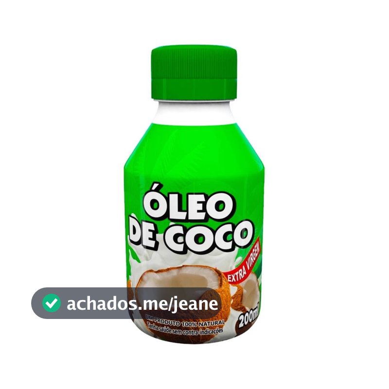 Óleo de coco extra virgem 200 ml