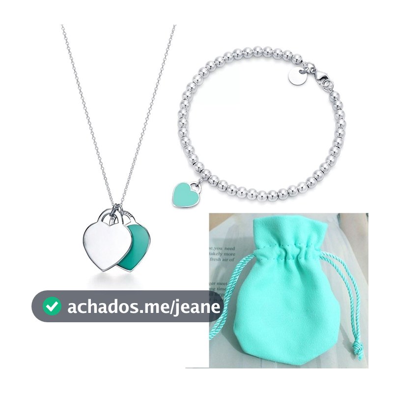 Conjunto Feminino De Colar + Pulseira De Prata S925 Inclui Caixa De Presente E Embalagem De Sacola