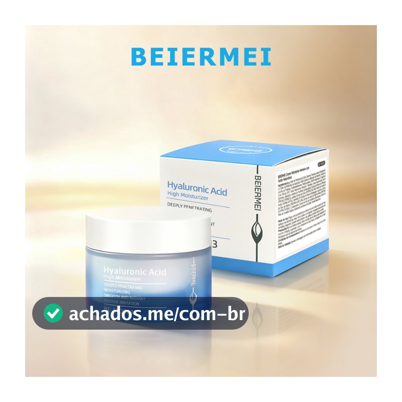 BEIERMEI Creme Hidratante Facial Hyaluronic Acid High Moisturizer 30ml Hidratação intensa e penetrante