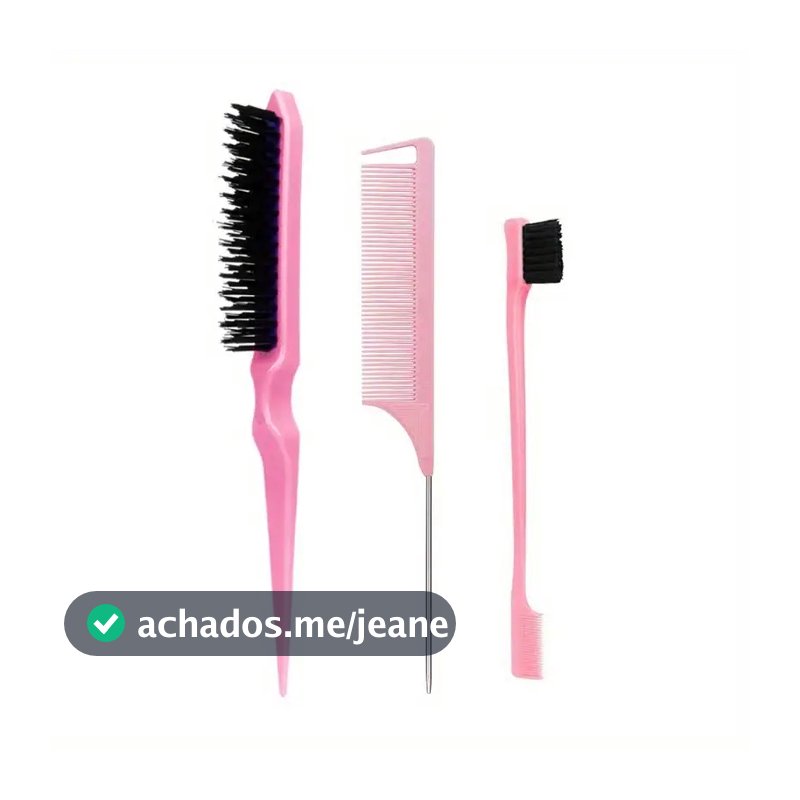 Kit Com 3 Pente Baby Hair