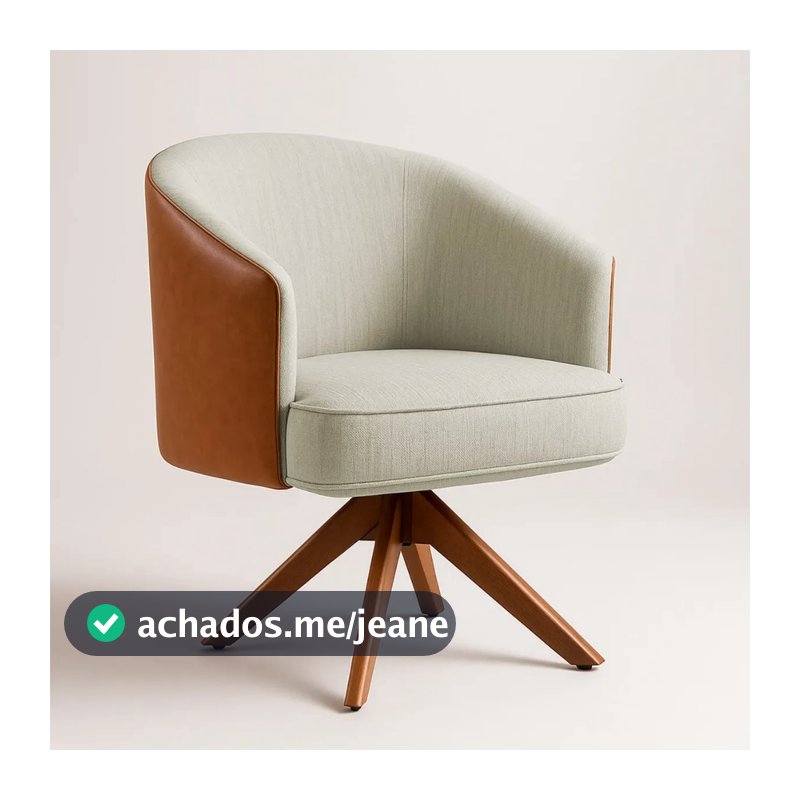 Poltrona Júlia | Design Sofisticado com Estofado para Sala de Estar e Escritório