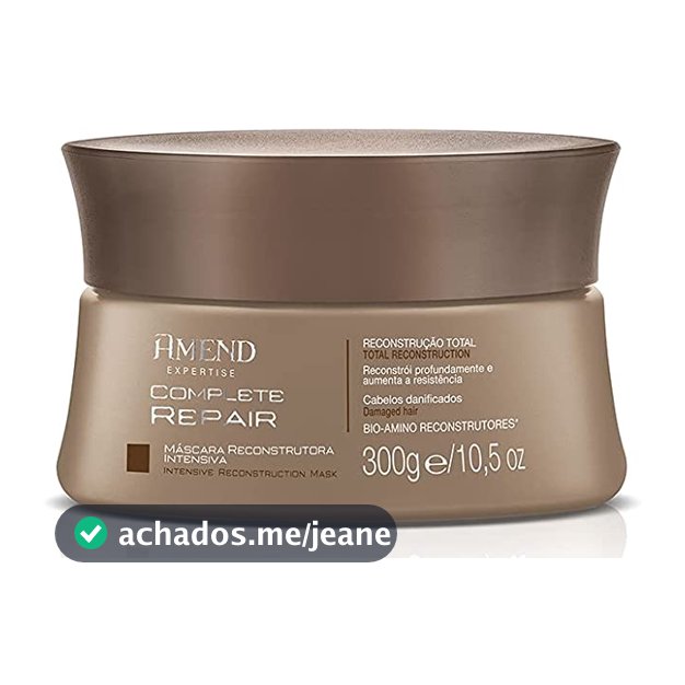 AMEND MÁSCARA RECONSTRUTORA  EXPERTISE COMPLETE REPAIR 300G