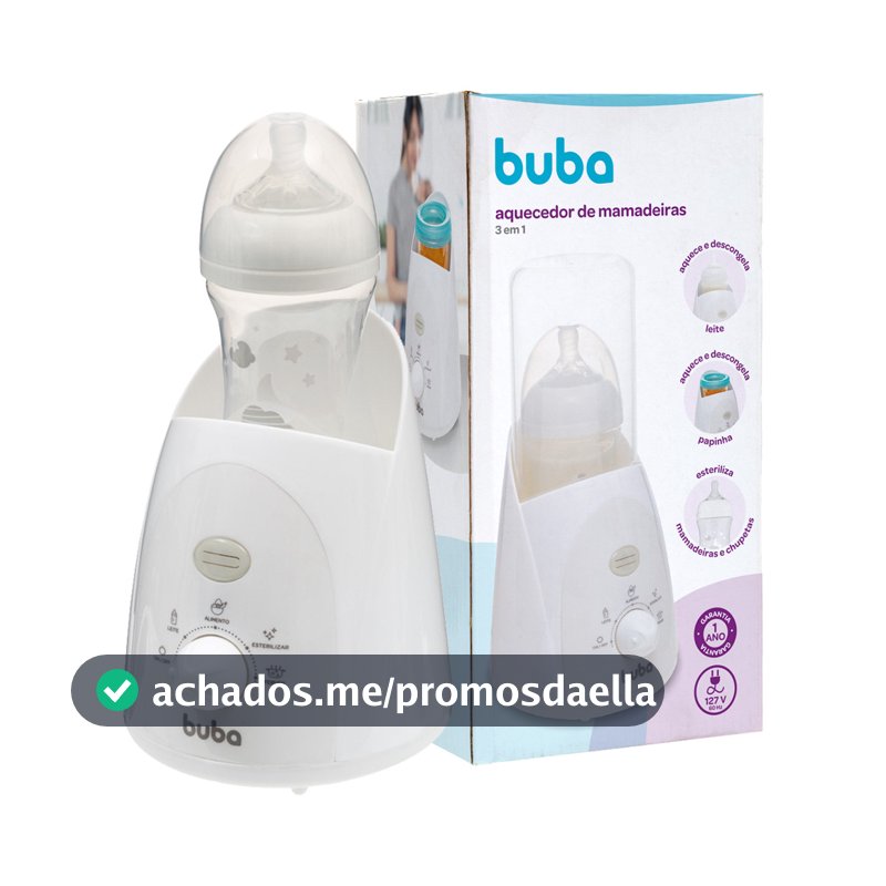 Mamadeiras Para Bebe Aquecedor Mamadeira Compacto Papinha Esterilizador Chupeta Buba