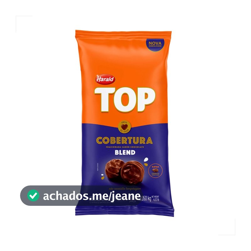 Cobertura Top  Blend Gotas 2,050kg Harald