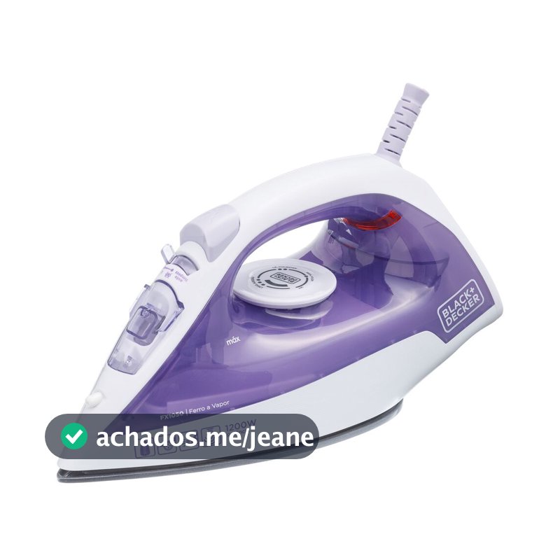 Ferro à Vapor BLACK+DECKER FX1050 Antiaderente 110V e 220V