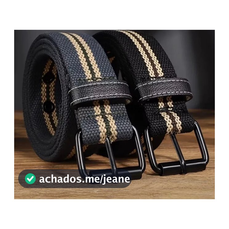 Cinto Tradicional Luxo Social Masculino Em Tecido Com Fivela