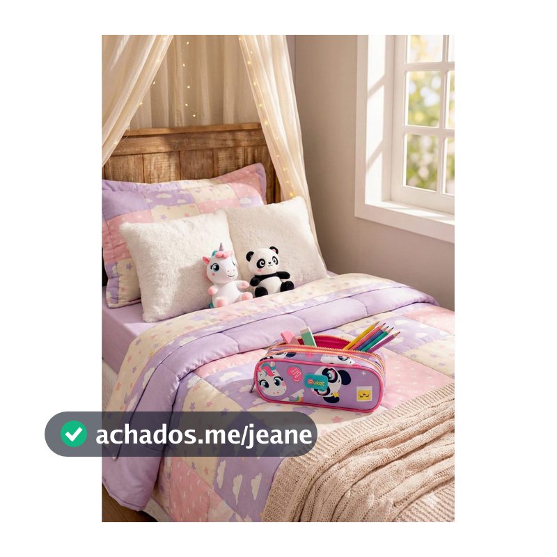 Estojo Duplo Puket Multibichos BFF Best Friend Forever