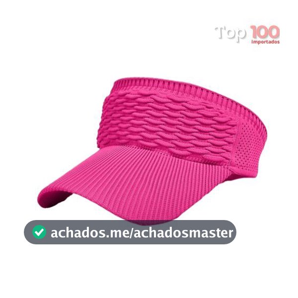 Viseira Sport de Tecido Ajustável Confortável e Leve S-7959