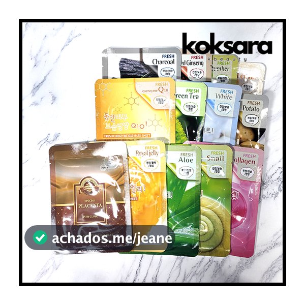 3w clinic fresh mask sheet 1ea 14 type korea mask sheet