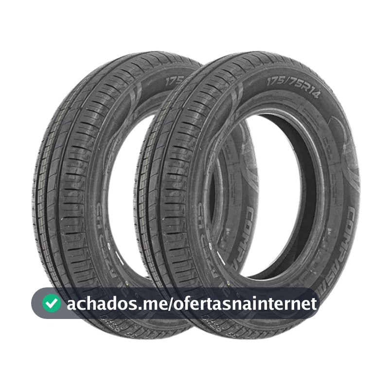 Kit 2 Pneus 175/75 R14 Blazer HP Compasal 86T Novos Aro 14