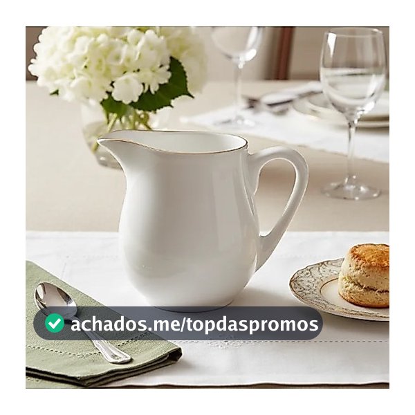Leiteira Royal borda Dourada 300ml