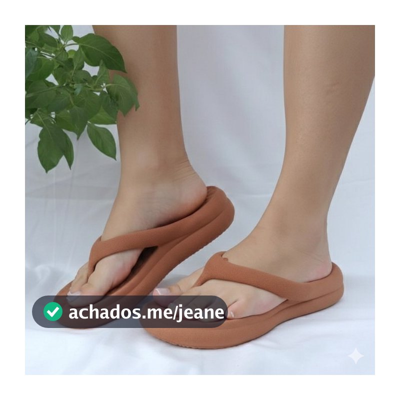 Chinelo Feminino Piccadilly Ortopédico Anatômico e Super Leve