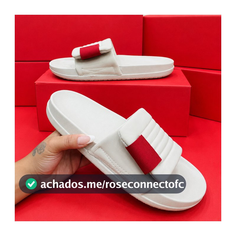Chinelo Slide Esportivo Unissex com Velcro Acolchoado e Solado Anatômico