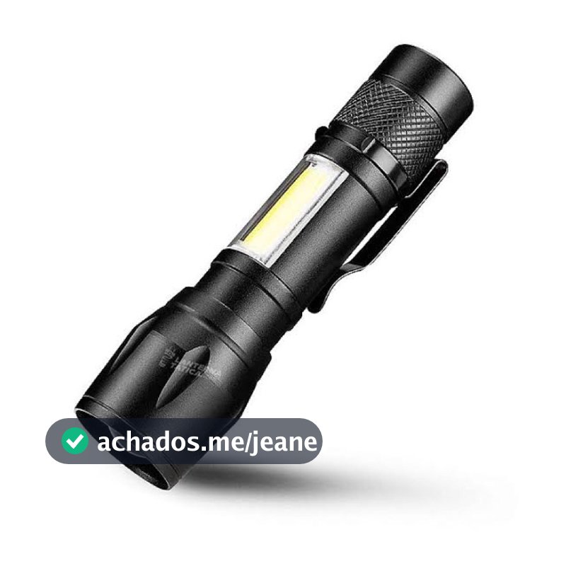 Mini Lanterna Tática Com Led E Zoom Recarregável Usb Mini Lanterna Tática Profissional Police Usb Recarregável 200lm