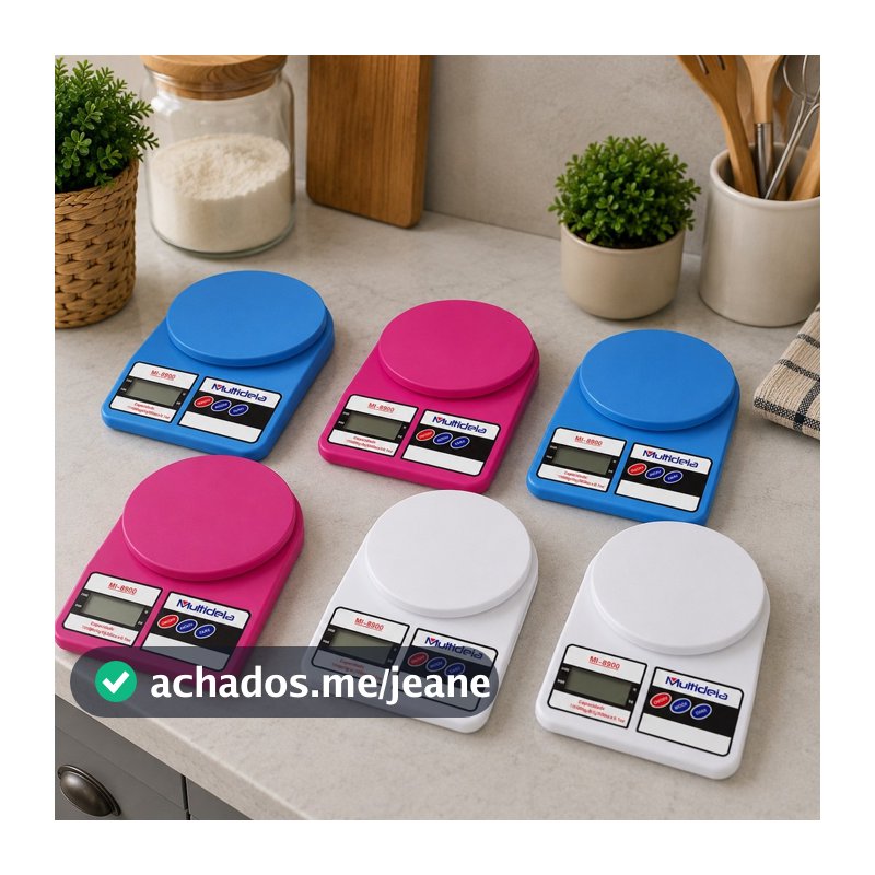 Kit 2 Balanças Digital Cozinha Para Dieta e Nutrição Fitness Padaria Confeitaria