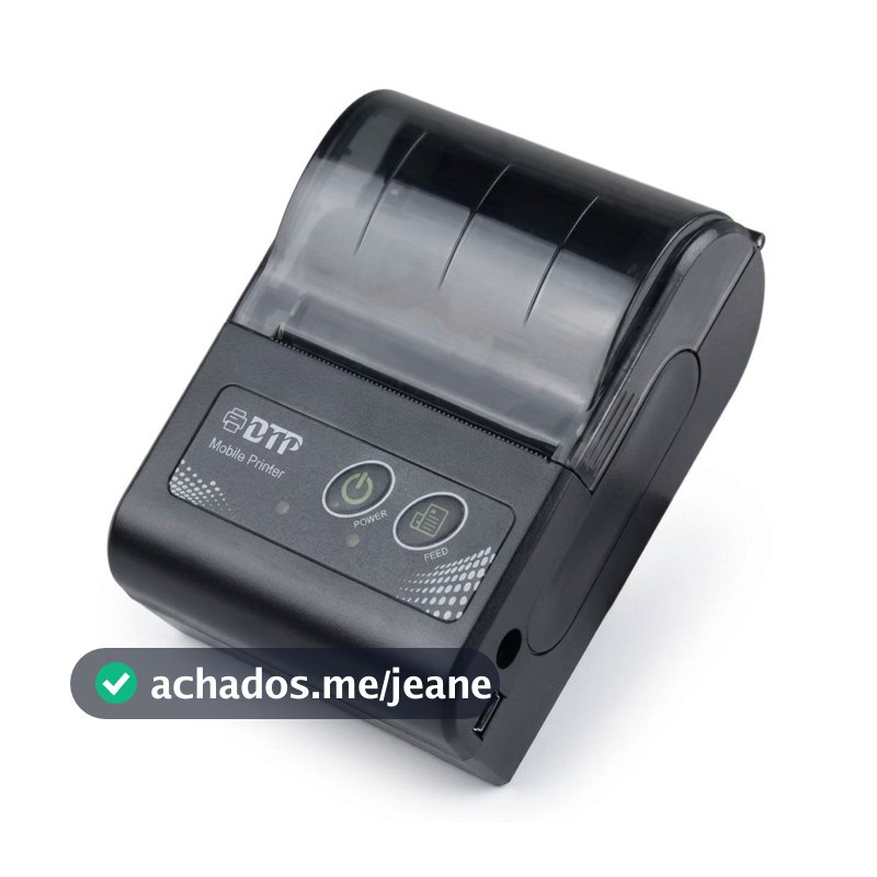 Mini Impressora Bluetooth Termica 58Mm Android Ios Windows
