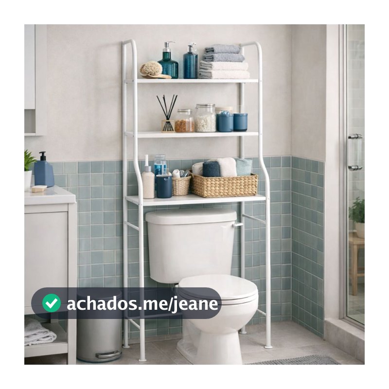 Rack Estante Para Banheiro Prateleira Vaso Sanitário