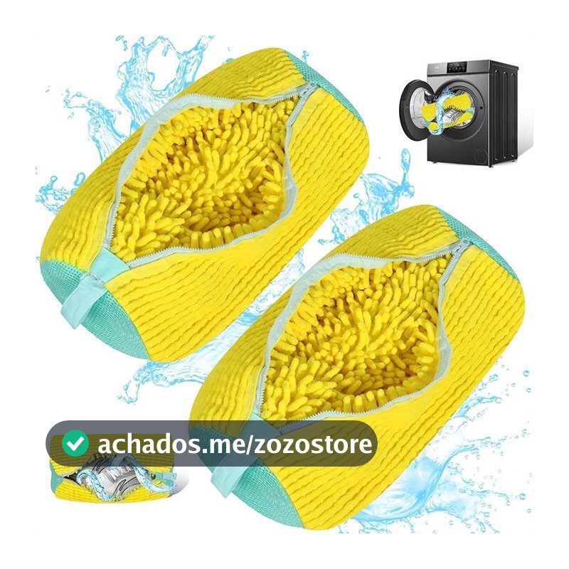 Saco De Lavar Sapato Tênis Na Máquina Proteção Anti Deformação Saco De Viagem E Armazenamento Lavanderia Em Malha