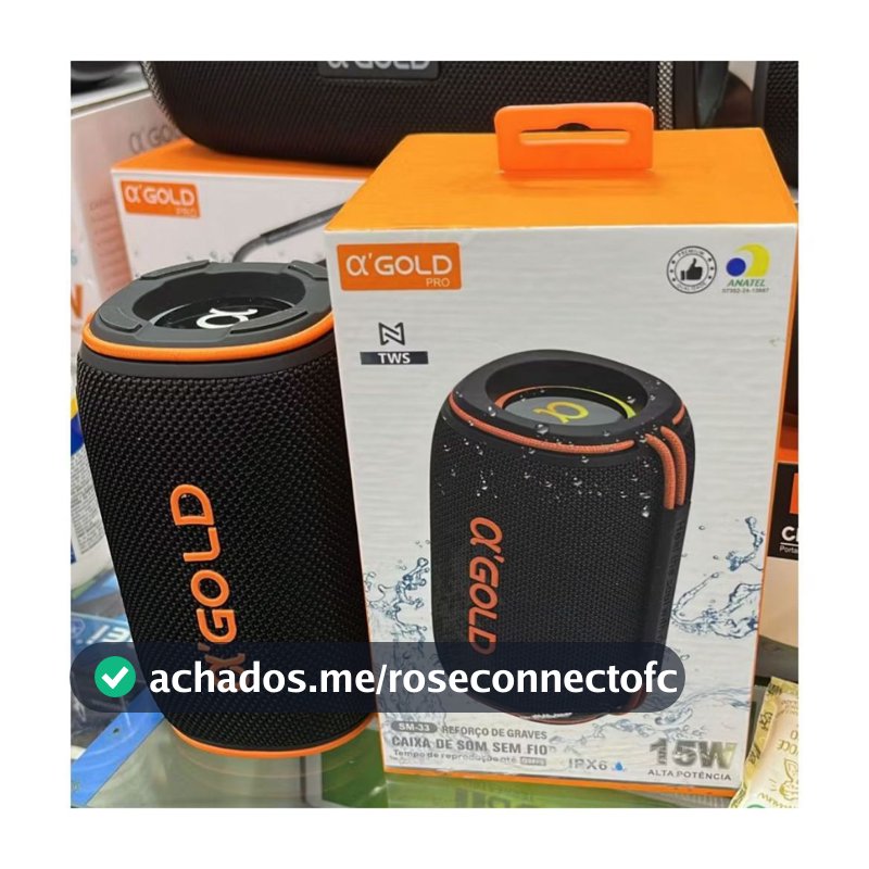 Caixa de som SM-33 GOLD 15W