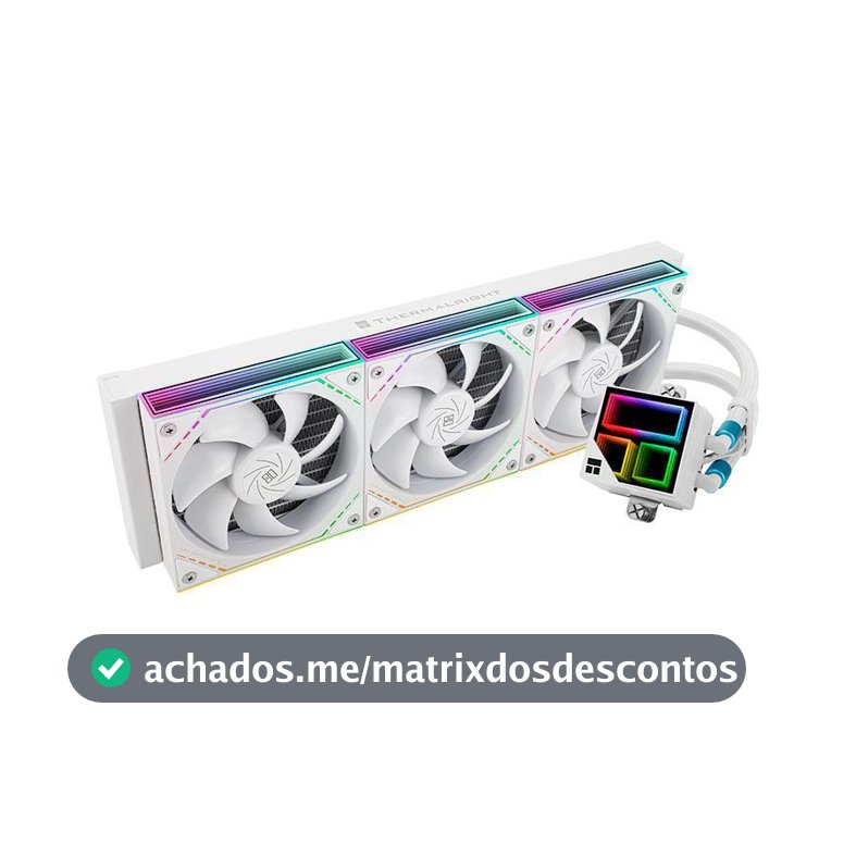 Water Cooler Thermalright Frozen Infinity 360, ARGB, 360mm, Branco, TR-FI-360-WH-ARGB