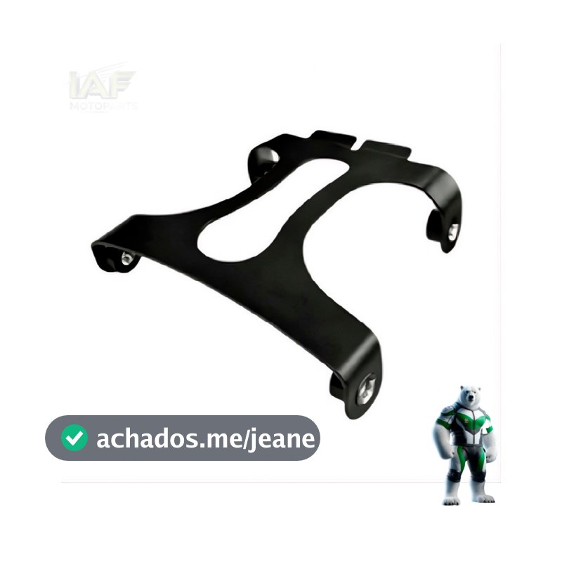 Suporte Aranha Alma do Paralama Parabarro Fixação Honda Titan Fan Start 160 2025 em Dianteiro