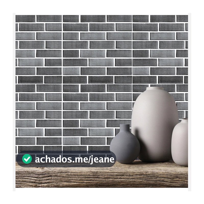 KIT 5 UNI - Papel De Parede Placa Cola Forte Impermeável Para Sala Quarto Cozinha Banheiro 30cmx30cm