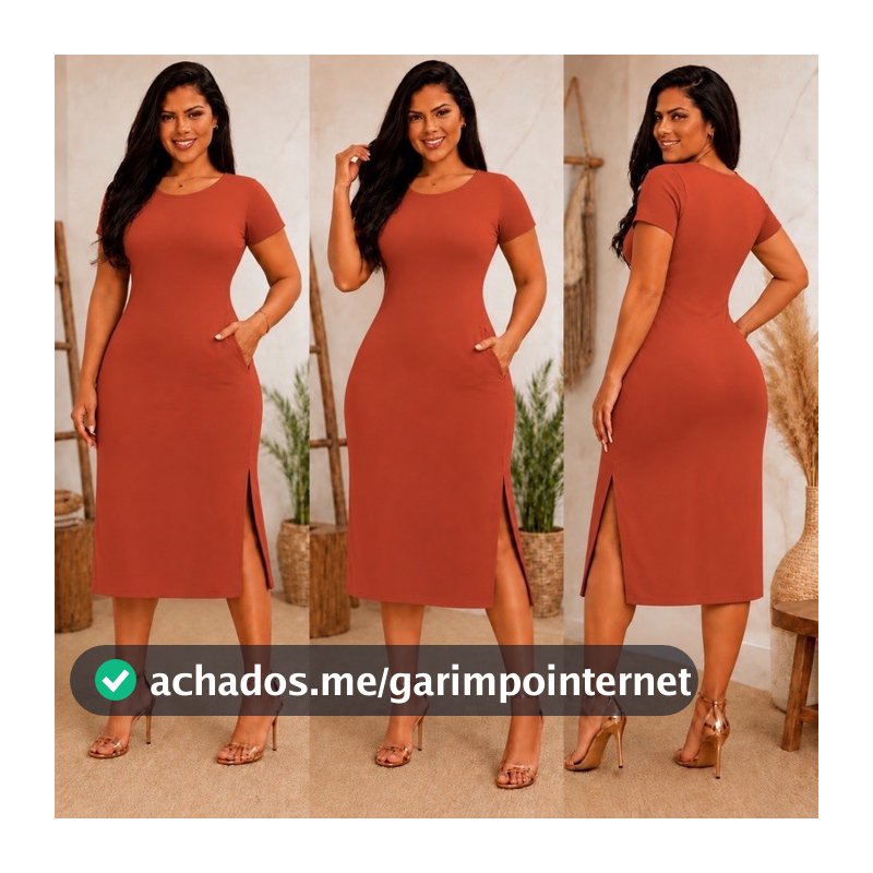 vestido envio rápido mais vendidos midi casual moda feminina festa de bolso e fenda lateral e vestido plus size canelado