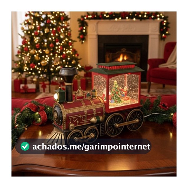 Luminárias Natal LED Musical Decoração Papai Noel Trem Enfeite decorativo Brinquedo Lamparina
