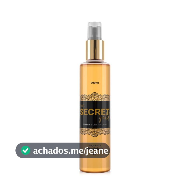 Body Splash The Secret Gold 200ml