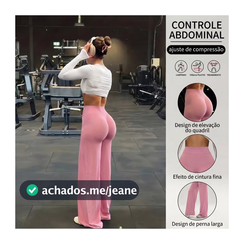 Aura Estilo Calça Flare de Yoga Premium Cintura Alta Modeladora Mais Procurada Conforto Máximo Treino Casual Diário