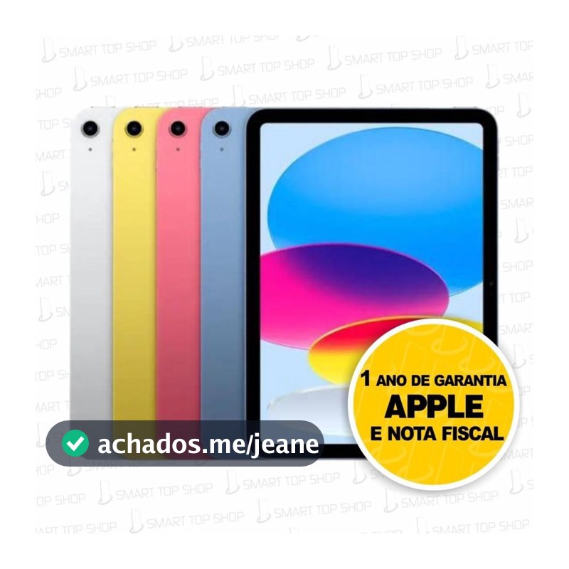 iPad 11 Geração A16  128GB 11" 12MP 12MP 1 ANO DE GARANTIA