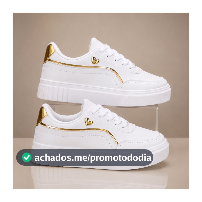 Tenis Feminino Casual Tendencia Estiloso Confortavel Macio trabalho Escola Passeio