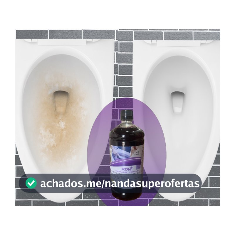 Detergente Tira Manchas Pias Vasos Sanitários Pisos 1L Ideal para Banheiros Vega