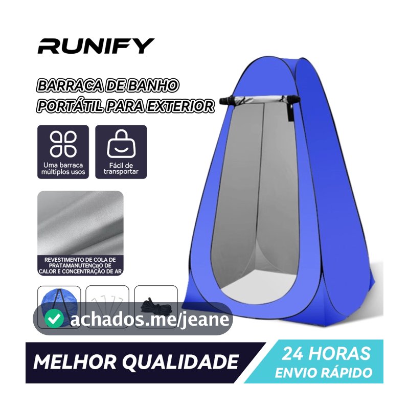 Barraca Trocador de Roupas Portátil Banheiro Privativo Tenda de Banho para Camping Praia e Acampamento