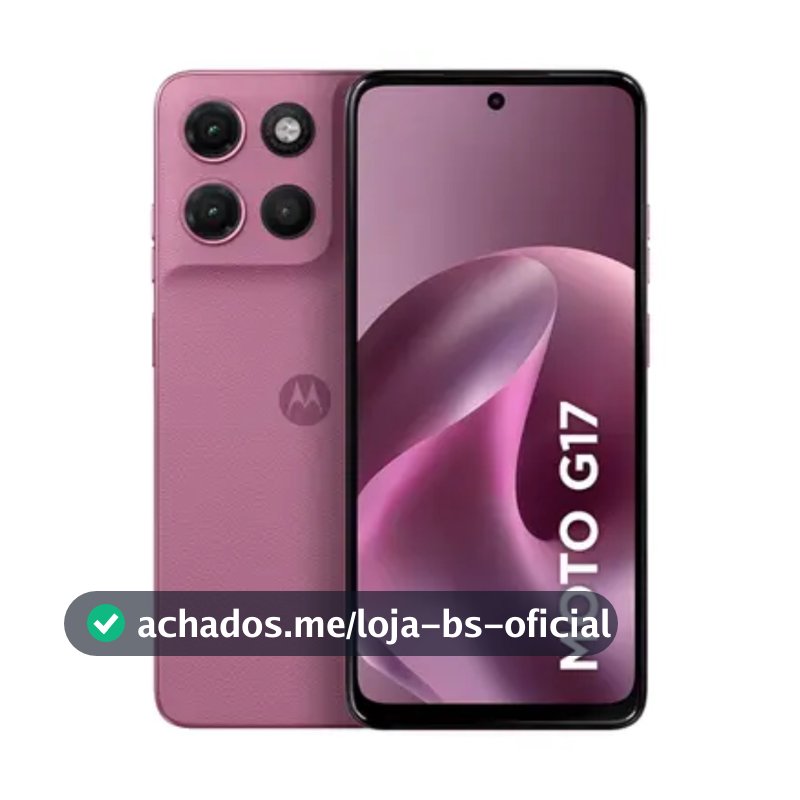 Smartphone Moto G17 4G 128GB 4GB Câmera Dupla Motorola