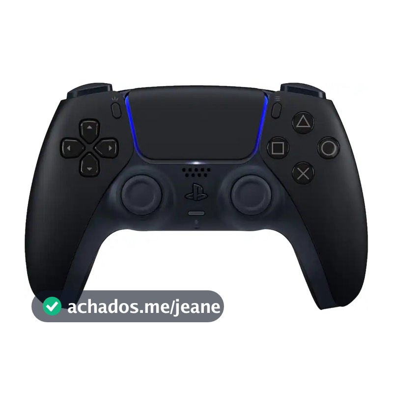 Controle PS5 Sony Dualsense sem fio JoyStick - Midnight Black