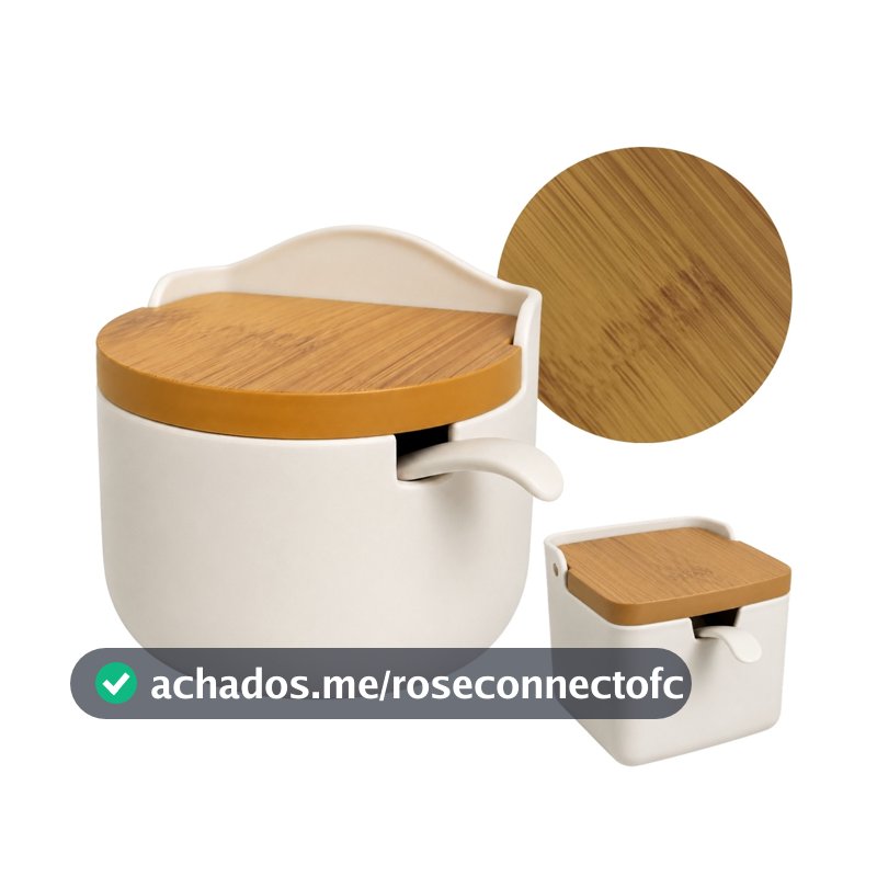 Porta Temperos Saleiro Premium em Plástico Resistente com Colher Inclusa