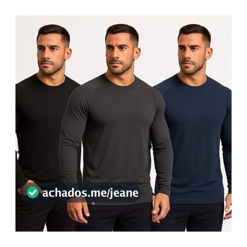 Kit 3 e 2 camisas Termicas Proteção Uv 50+ Camisa Fitness para academia Camisa Motoboy