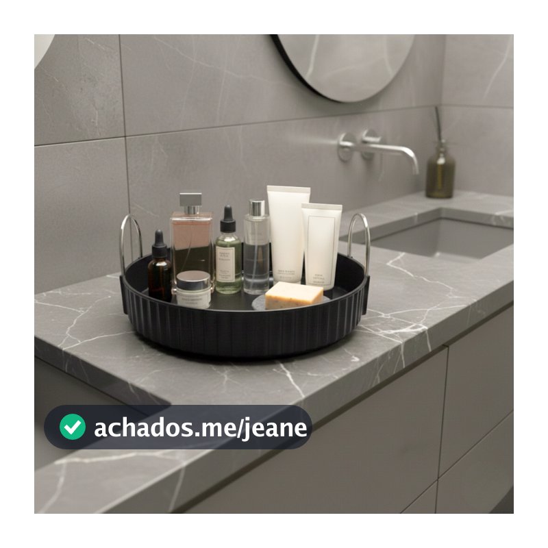 Bandeja decorativa difusor ambiente Multiuso Organizador Fruta Tempero Maquiagem Cozinha Banheiro