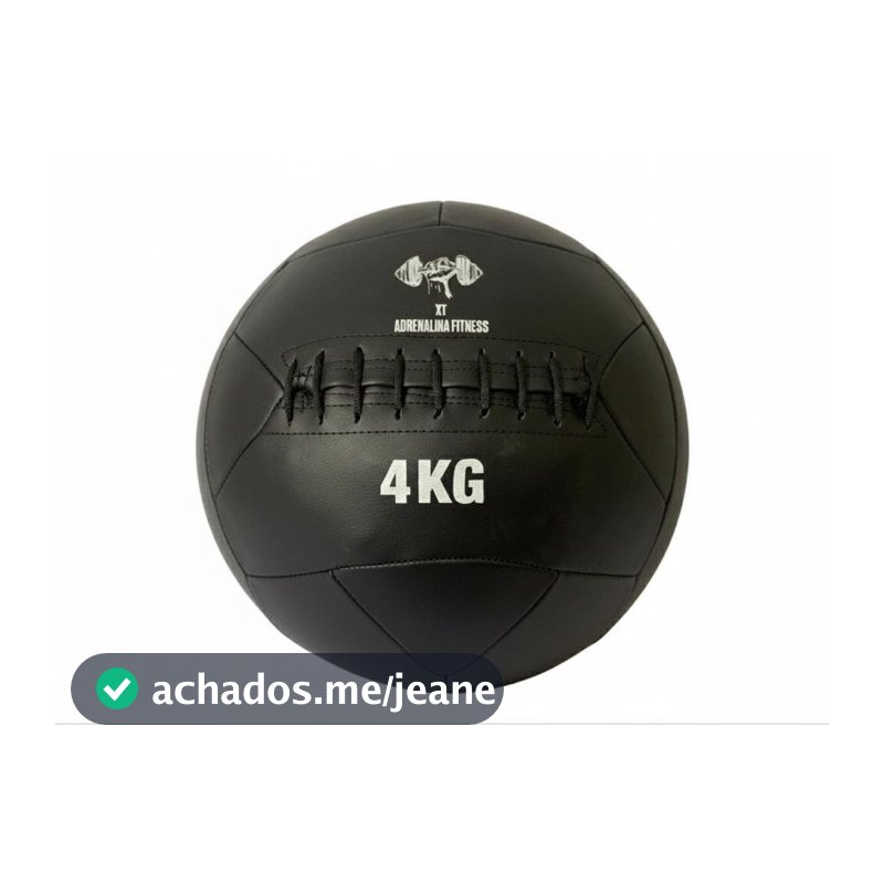 Wallball Funcional 4kg Medicine Crossfit Boll Treinamento Clínica Fisioterapia Futebol